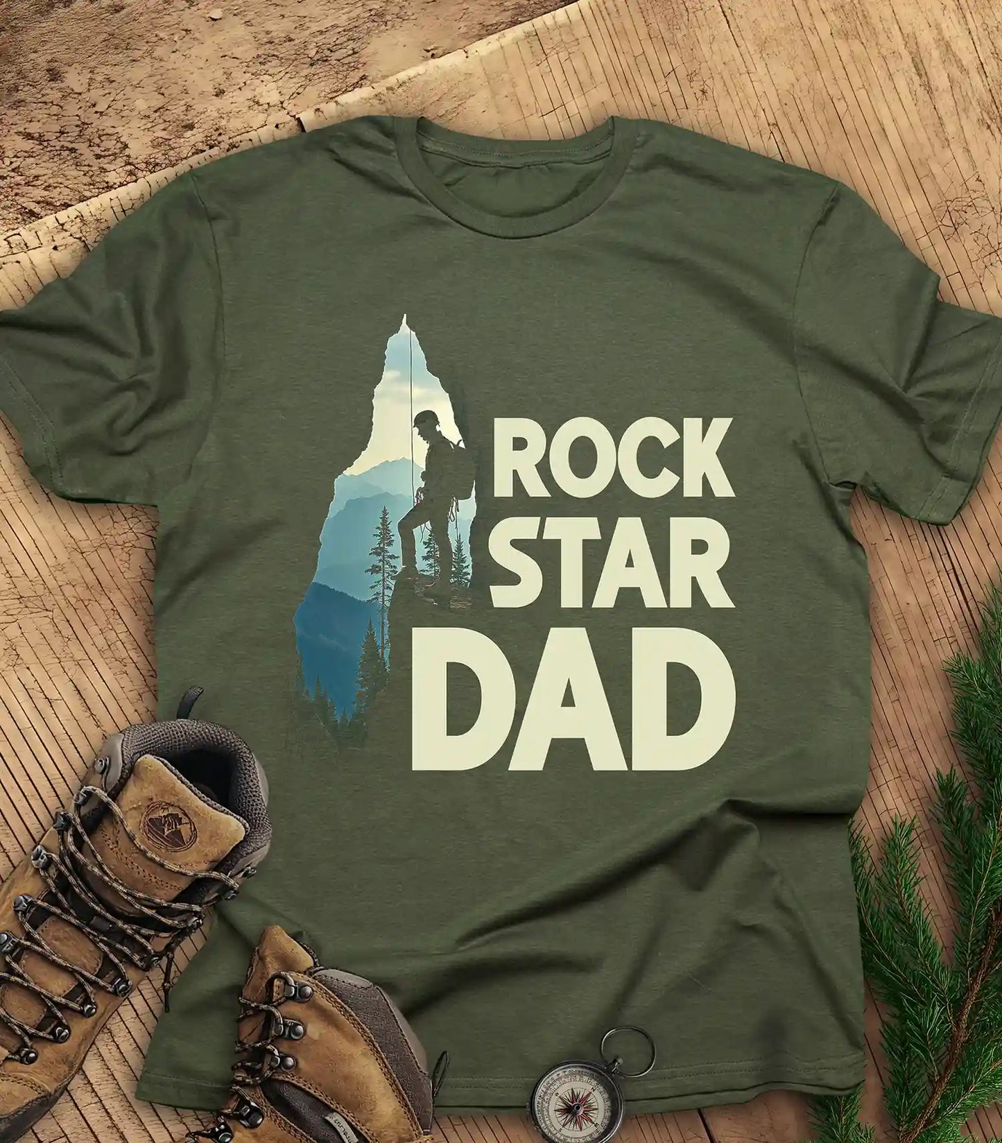 Rockstar dad t-shirt