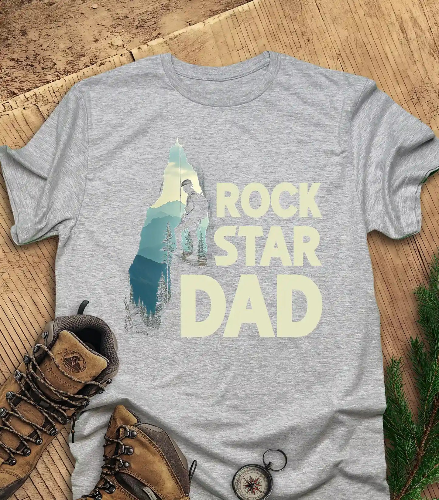 Rockstar dad t-shirt