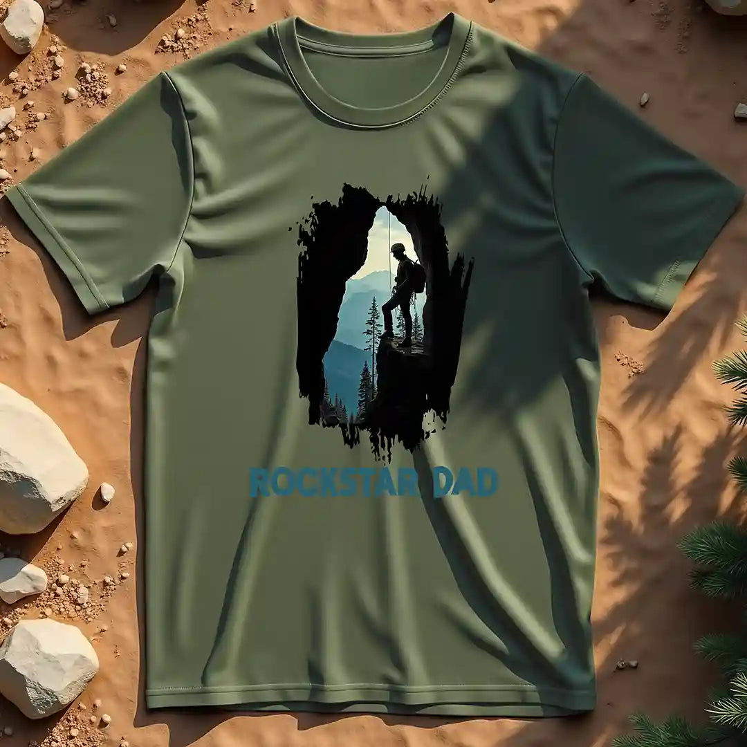 Rockstar dad t-shirt