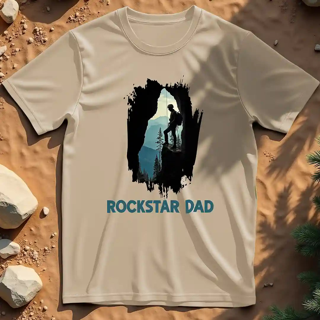 Rockstar dad t-shirt