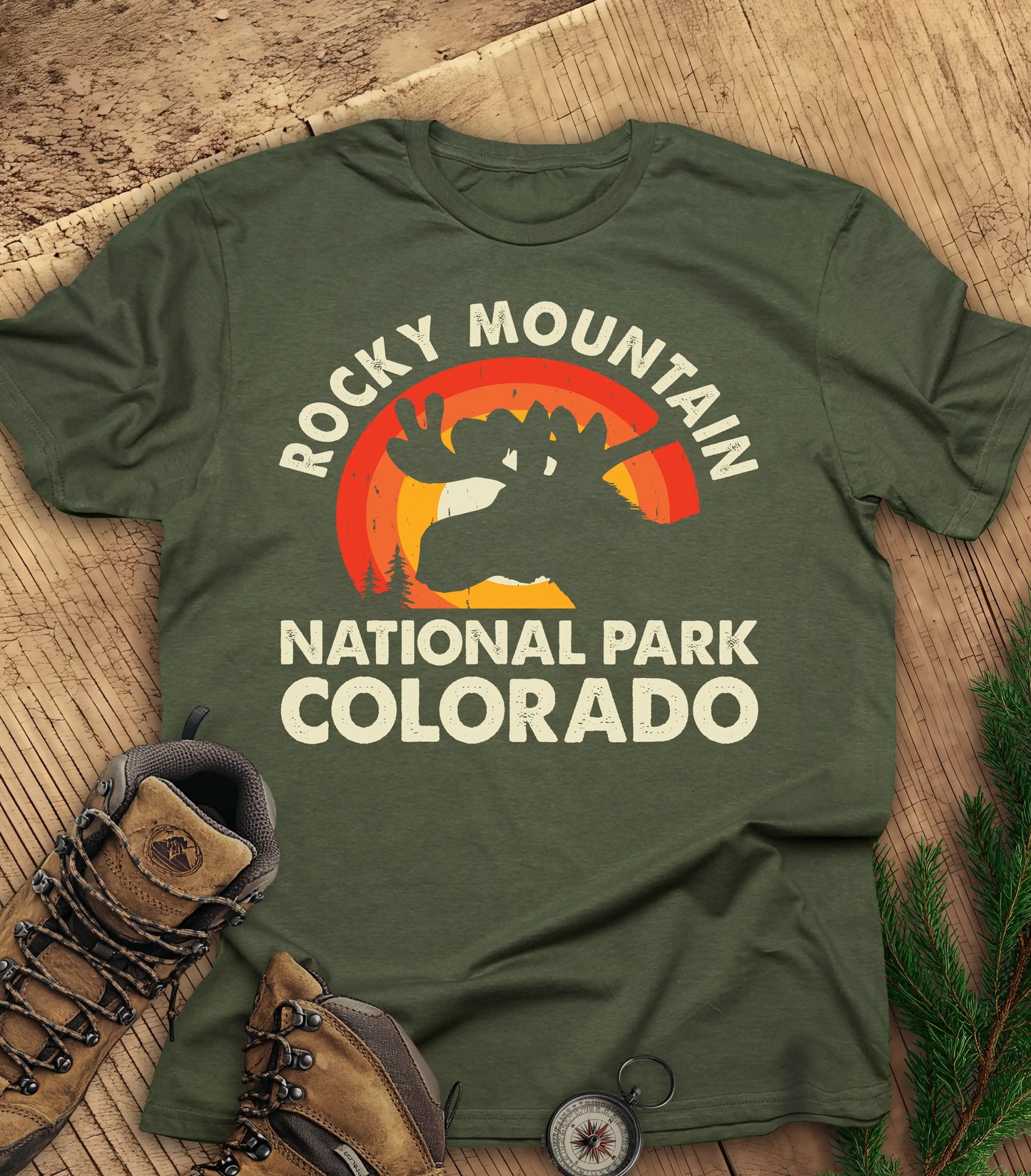 Rocky mountains t-shirt
