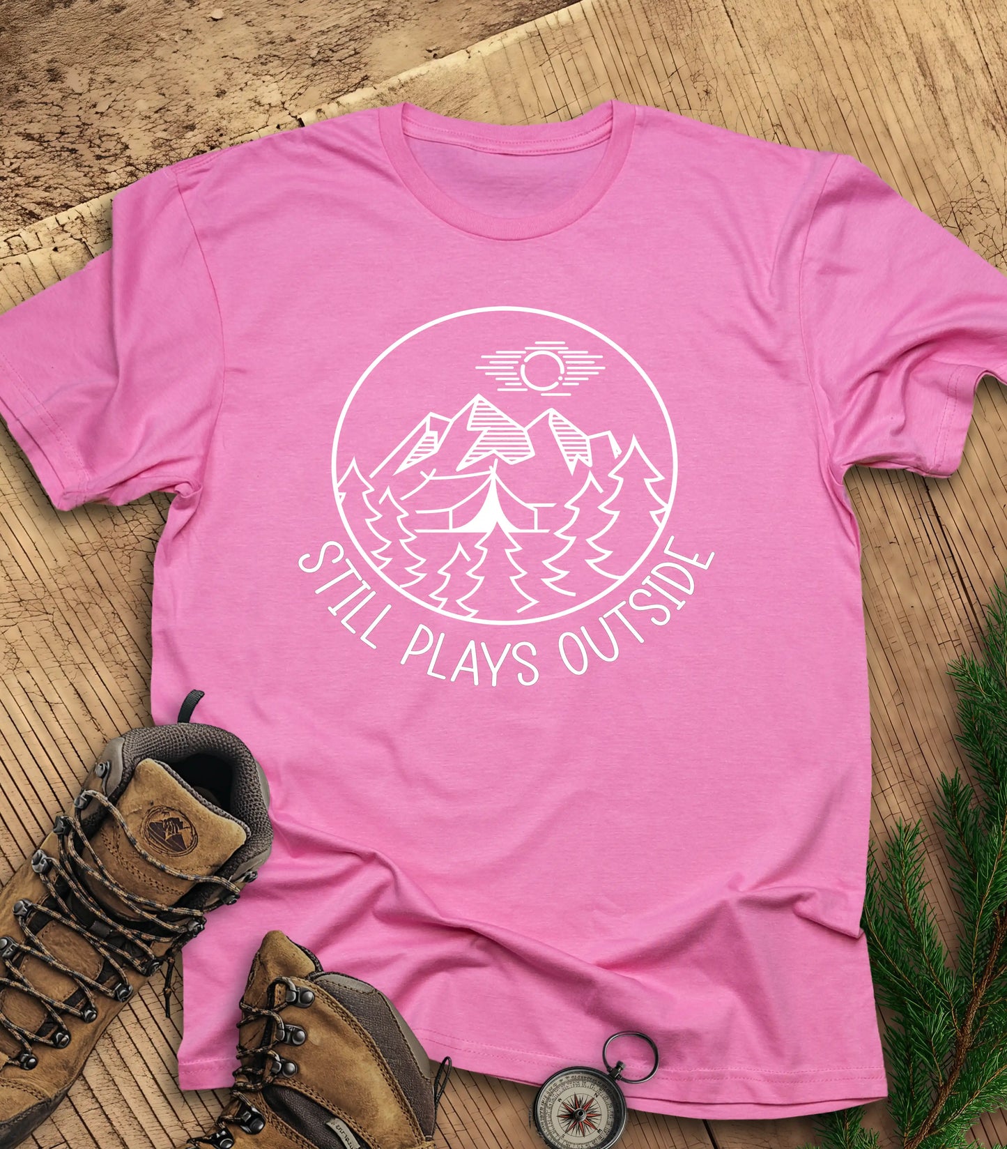Still plays outside t-shirt