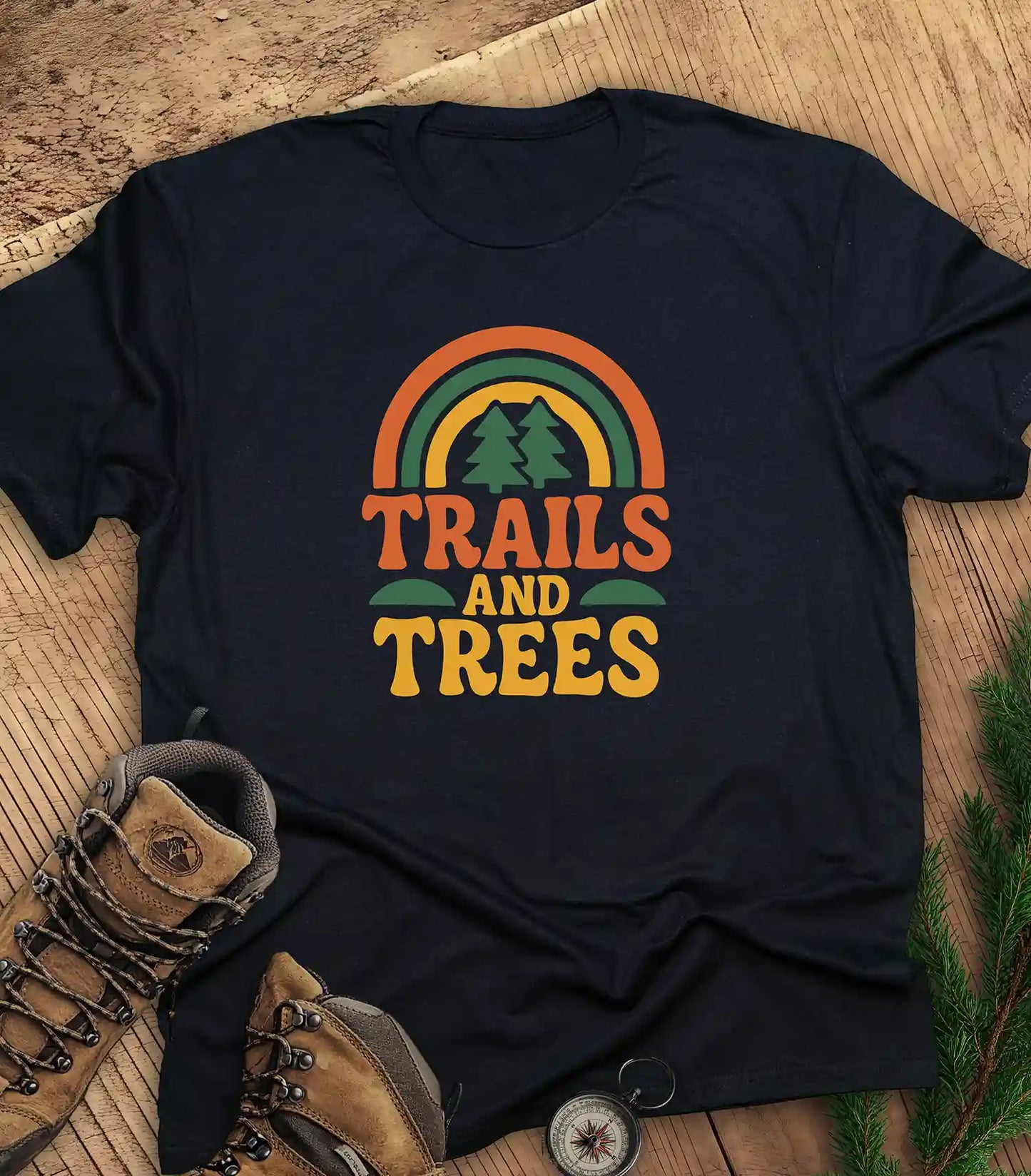 Trails & trees t-shirt