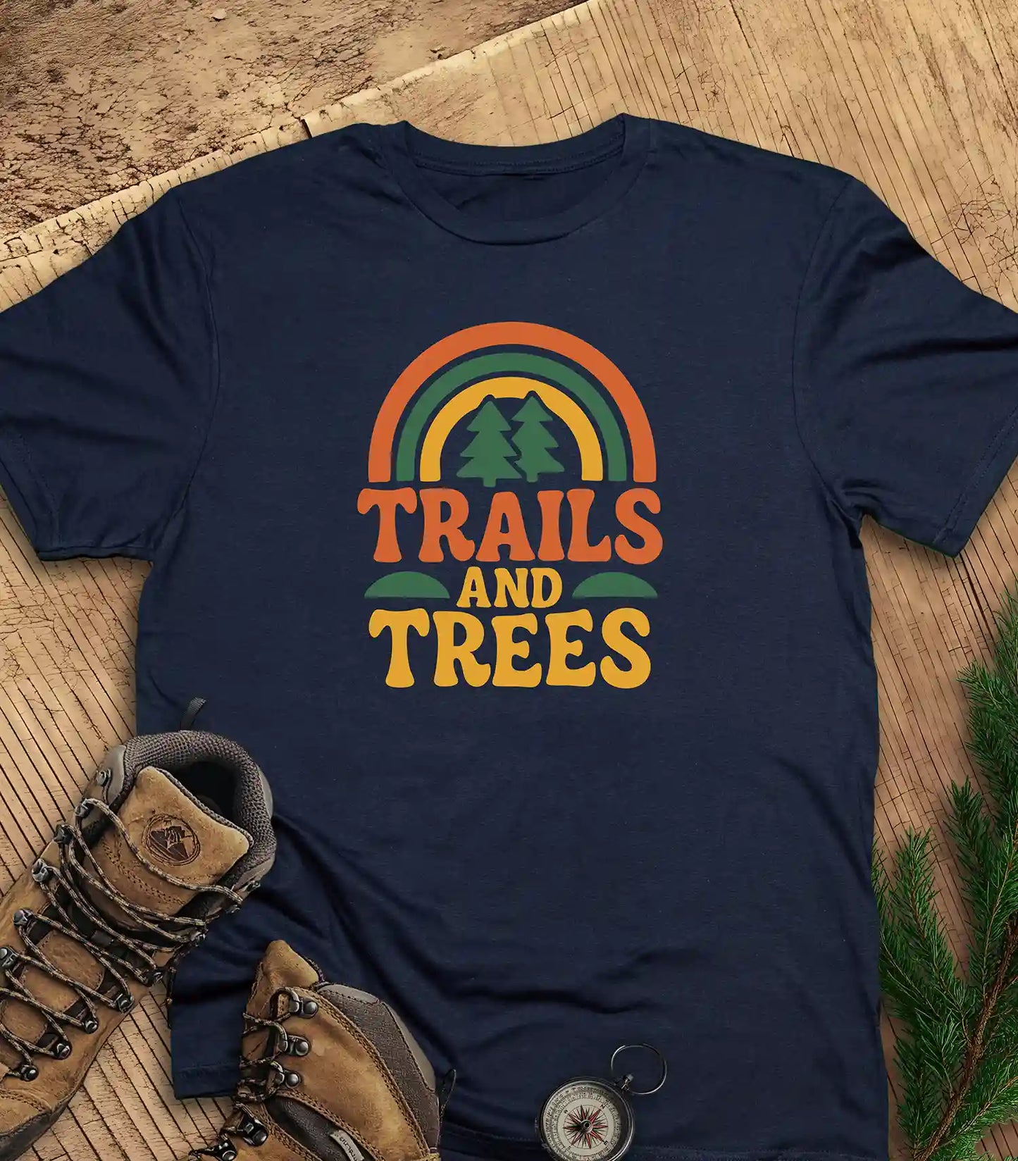 Trails & trees t-shirt