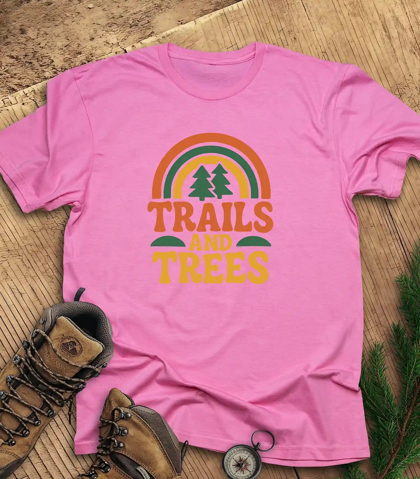 Trails & trees t-shirt