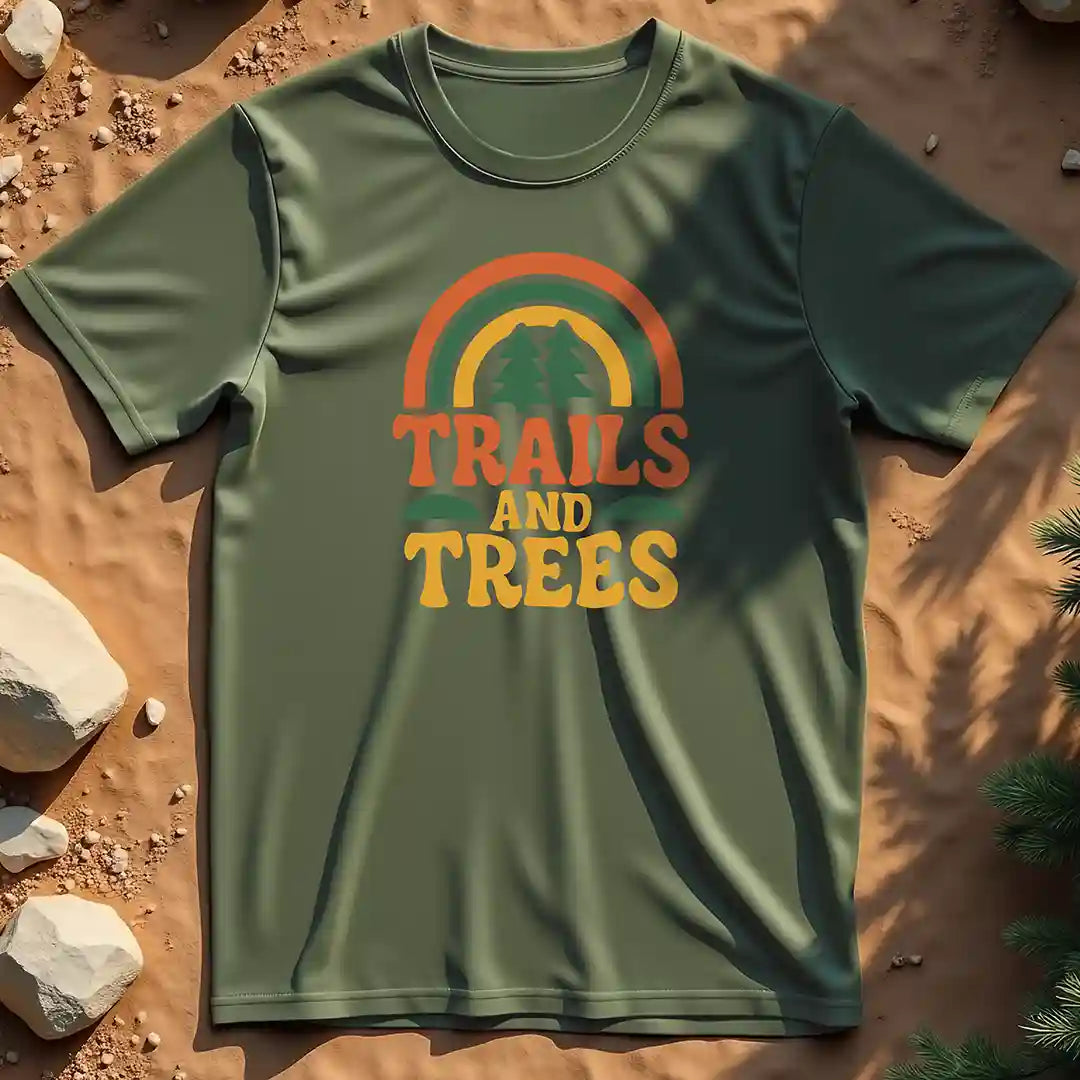 Trails & trees t-shirt