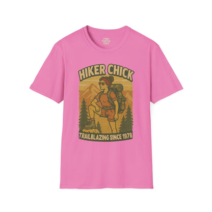 Retro Hiker Chick t-shirt