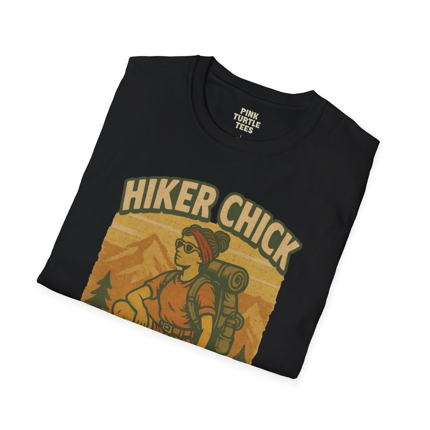 Retro Hiker Chick t-shirt