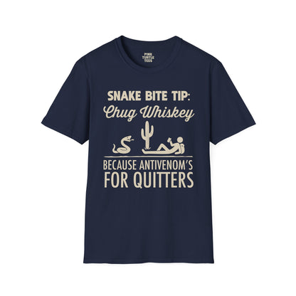 Snake Bite Tip Whiskey t-shirt