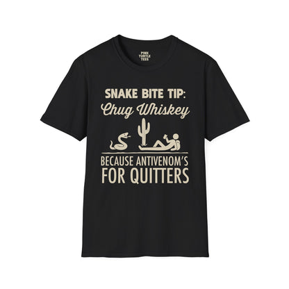 Snake Bite Tip Whiskey t-shirt