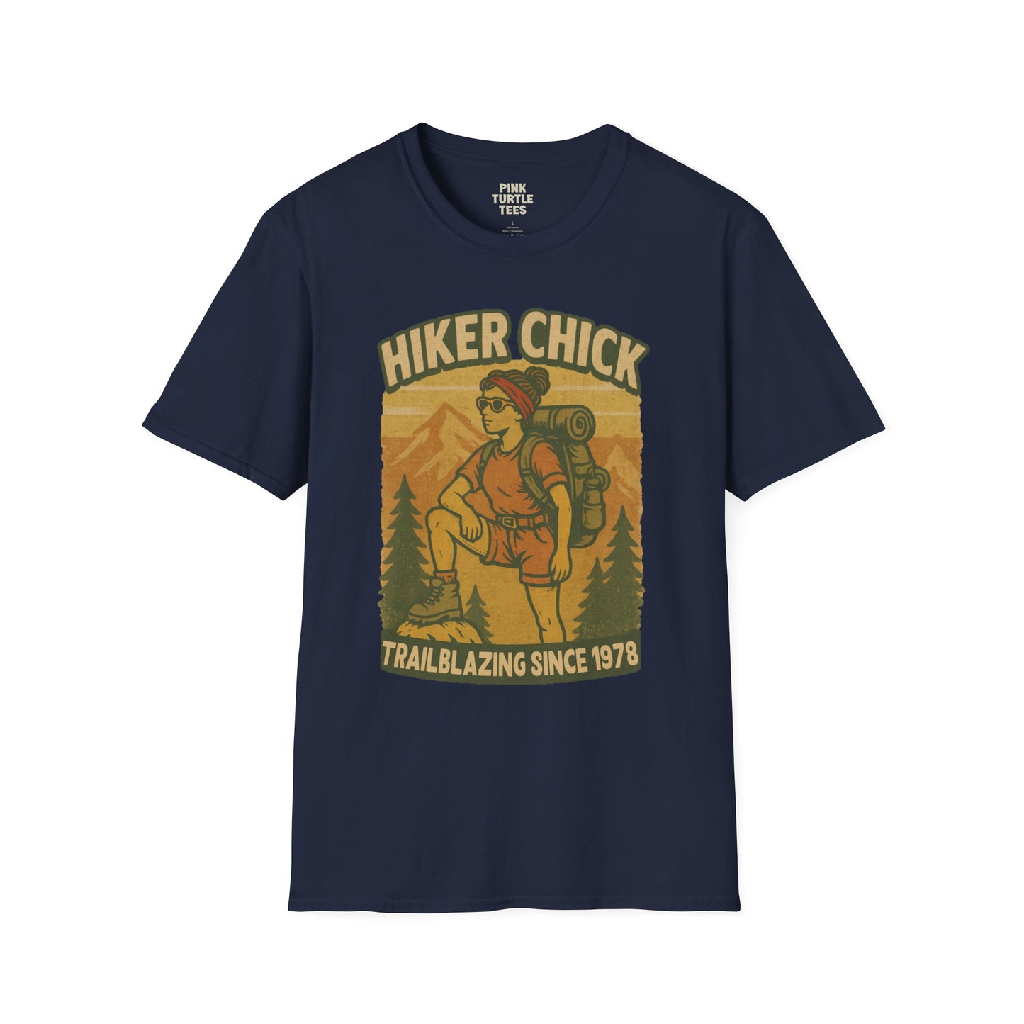 Retro Hiker Chick t-shirt