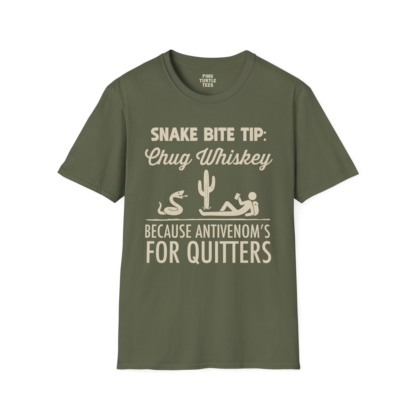Snake Bite Tip Whiskey t-shirt