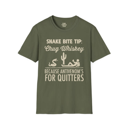 Snake Bite Tip Whiskey t-shirt
