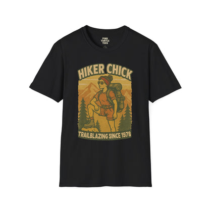 Retro Hiker Chick t-shirt