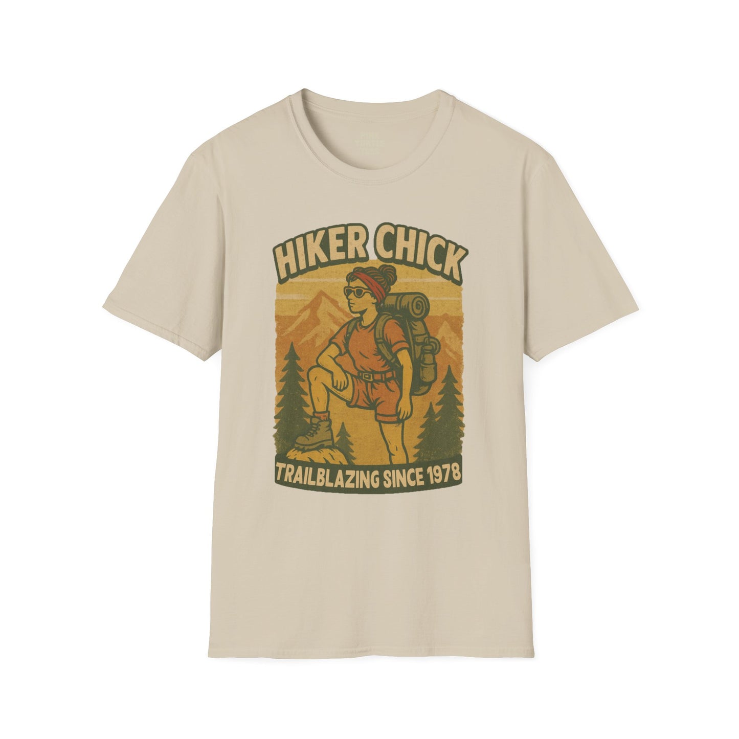 Retro Hiker Chick t-shirt