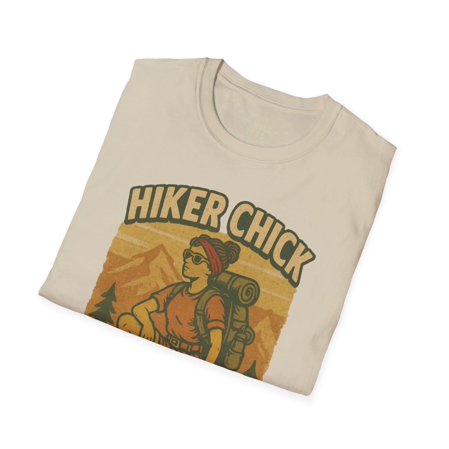 Retro Hiker Chick t-shirt