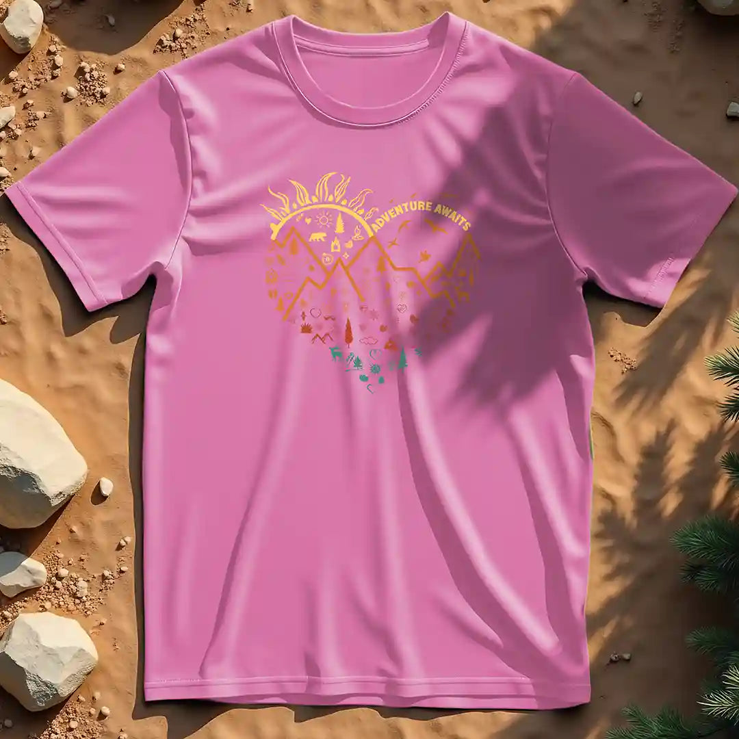Adventure awaits  t-shirt