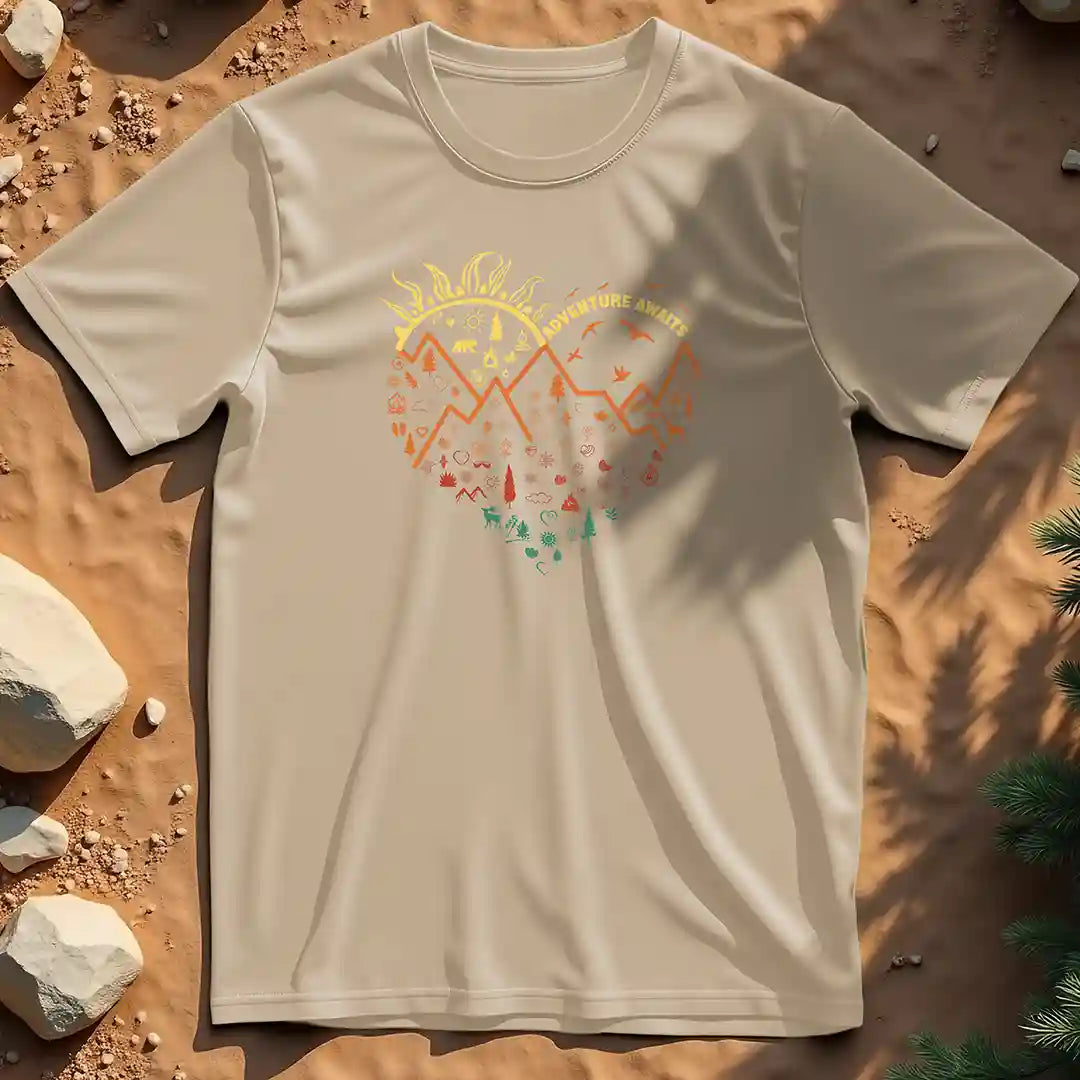 Adventure awaits  t-shirt
