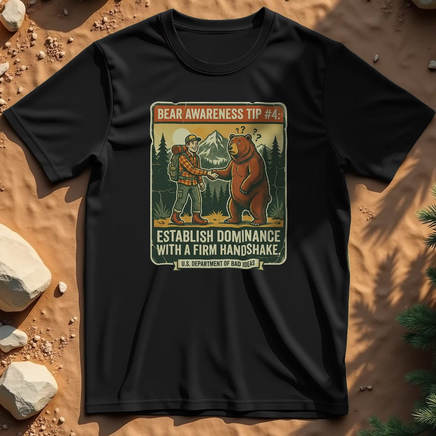 Bear Awareness Tip 4 t-shirt