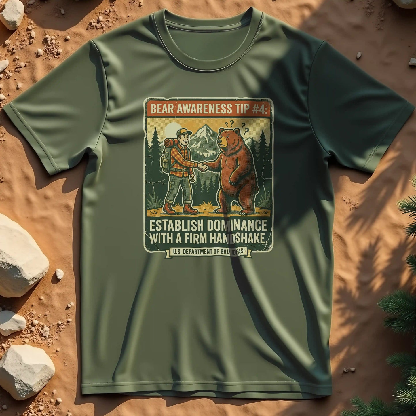 Bear Awareness Tip 4 t-shirt