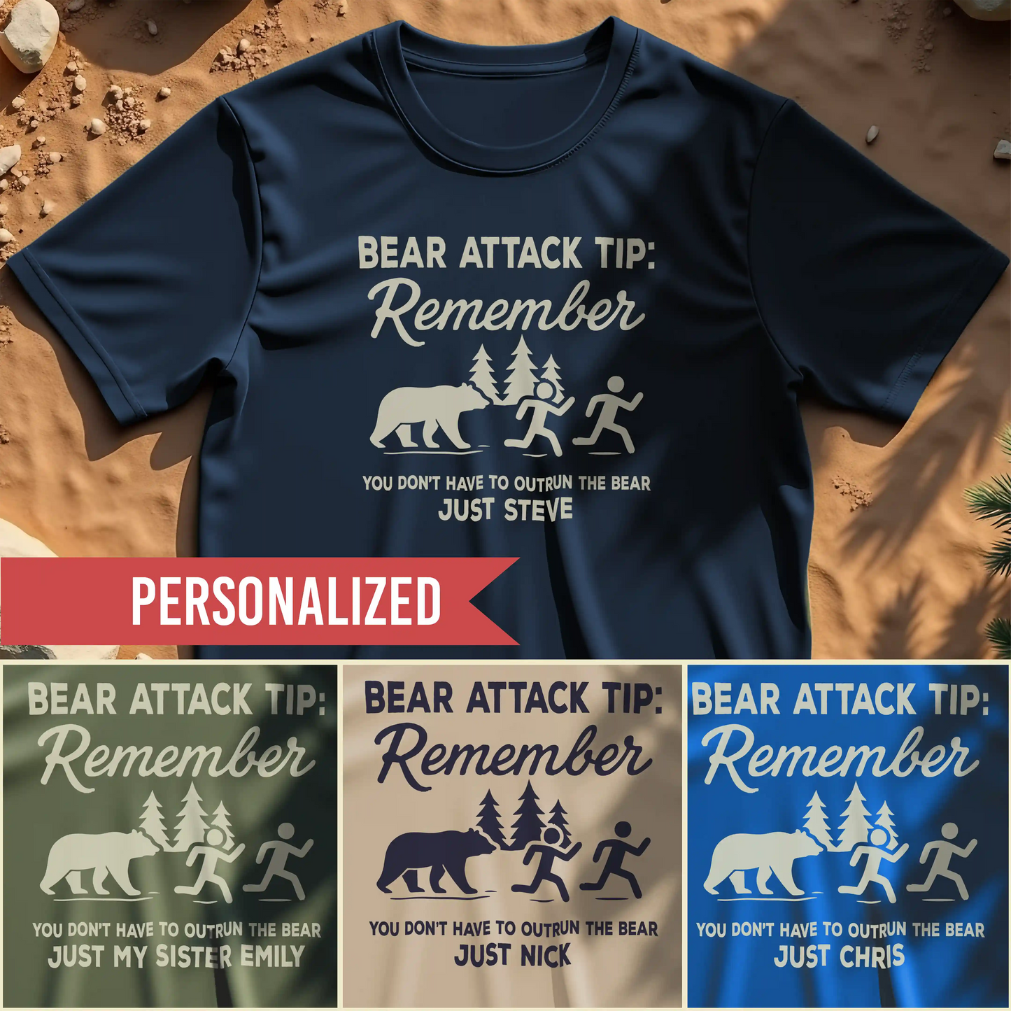 Bear attack tip no 2 t-shirt