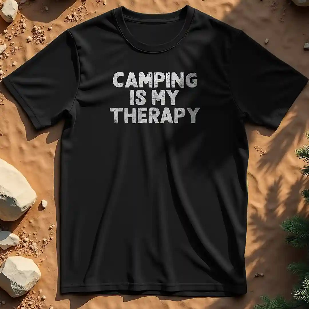 Camping is My Therapy t-shirt