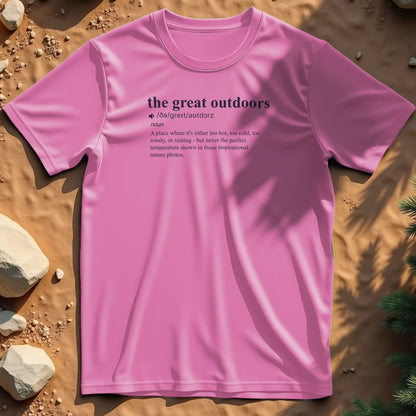 Definition - Outdoors t-shirt
