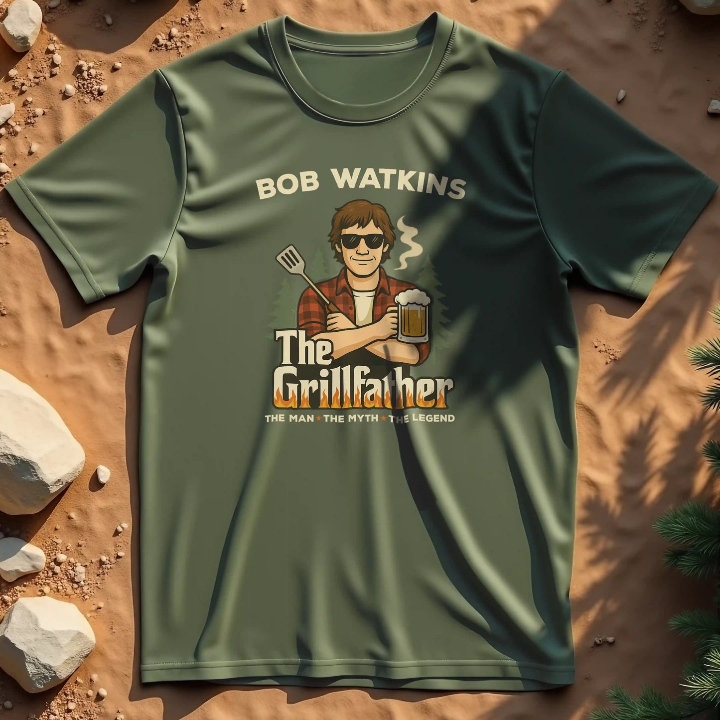 The Grillfather t-shirt