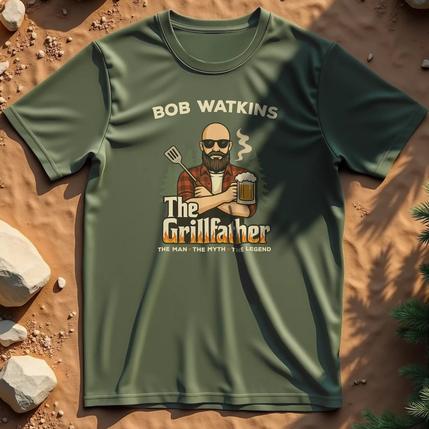 The Grillfather t-shirt
