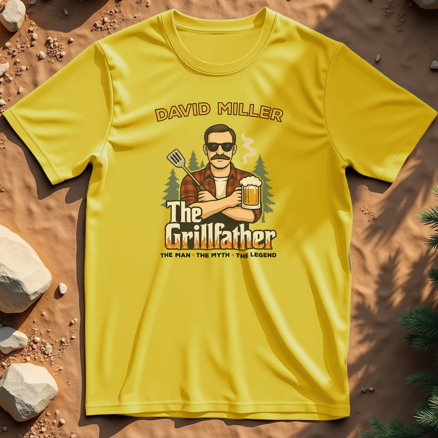 The Grillfather t-shirt
