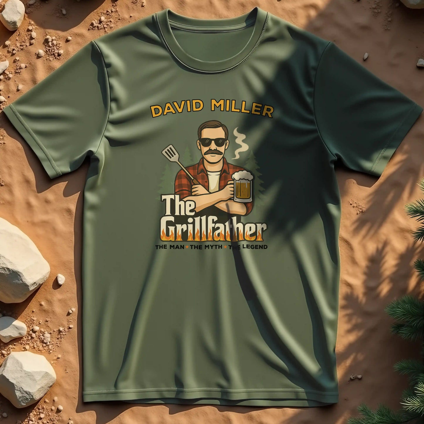 The Grillfather t-shirt