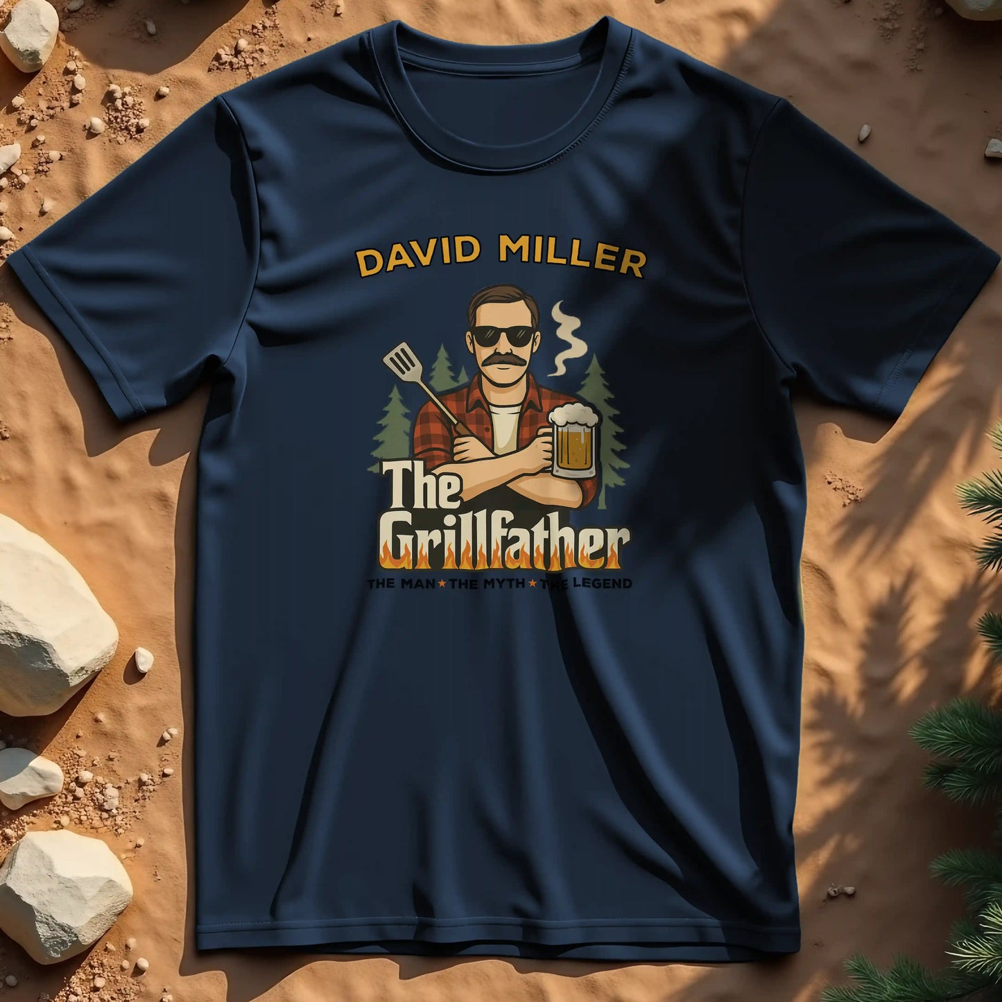 The Grillfather t-shirt