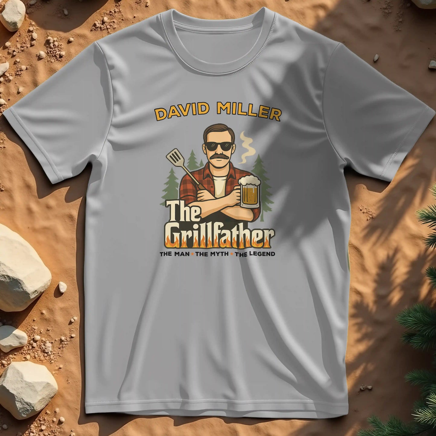 The Grillfather t-shirt