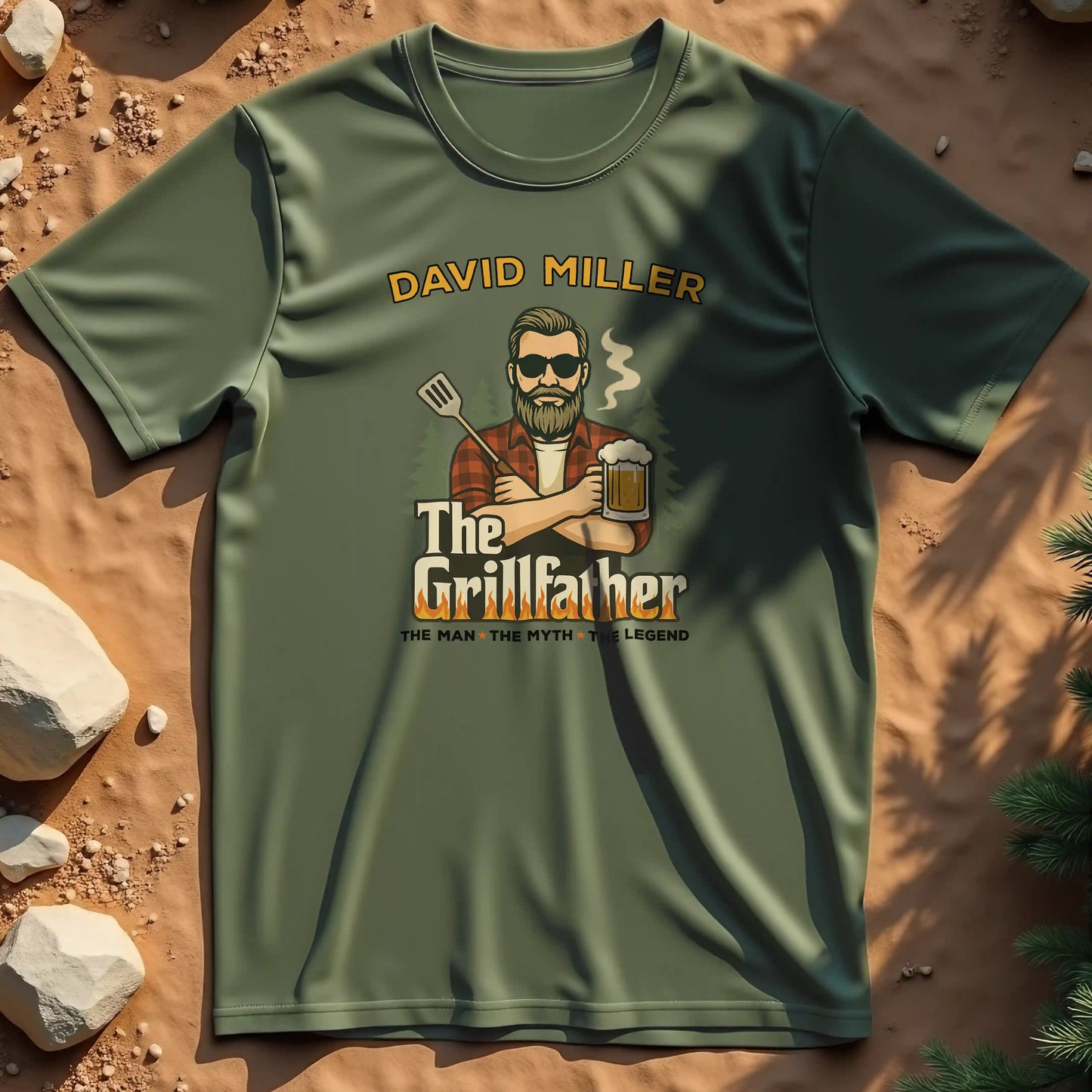 The Grillfather t-shirt