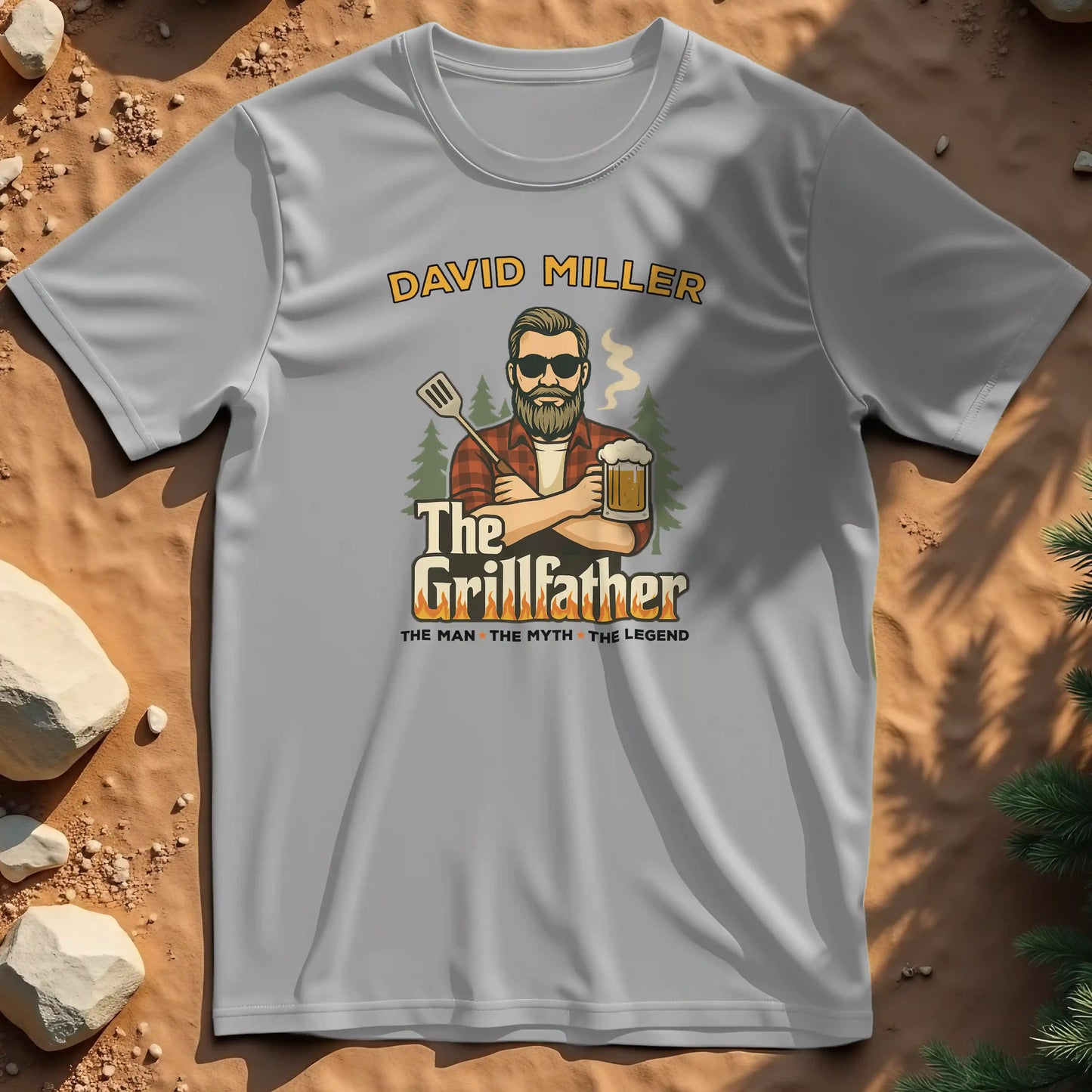 The Grillfather t-shirt
