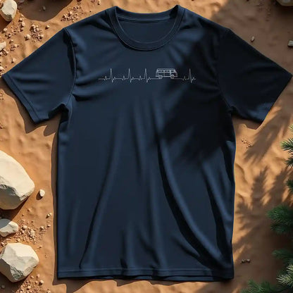 Heartbeat camper  t-shirt
