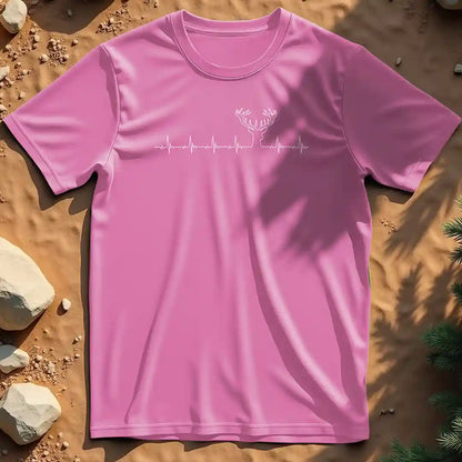 Heartbeat stag  t-shirt