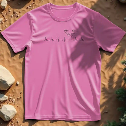 Heartbeat stag  t-shirt