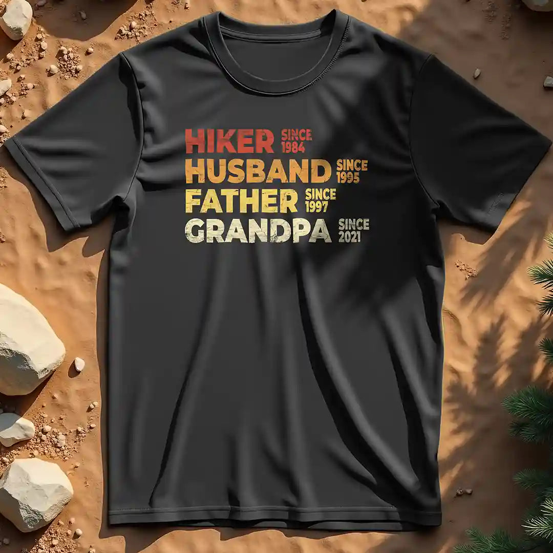 Hiker, Husband t-shirt