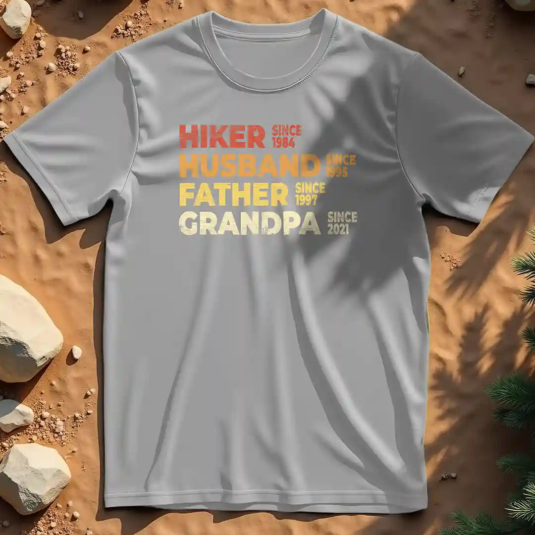 Hiker, Husband t-shirt