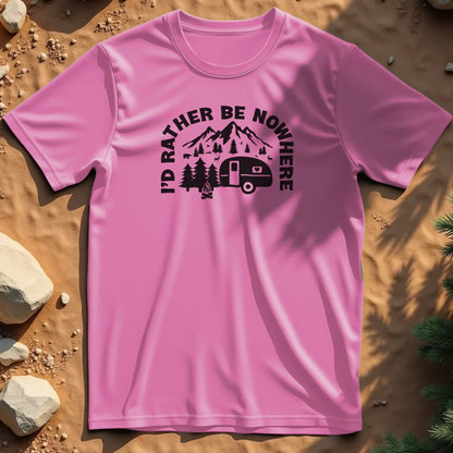 I'd rather be nowhere  t-shirt