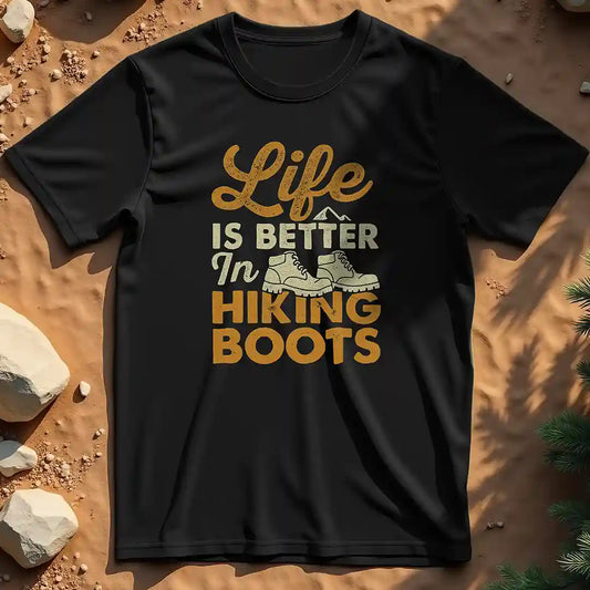 Life is Better in Hiking Boots t-shirt