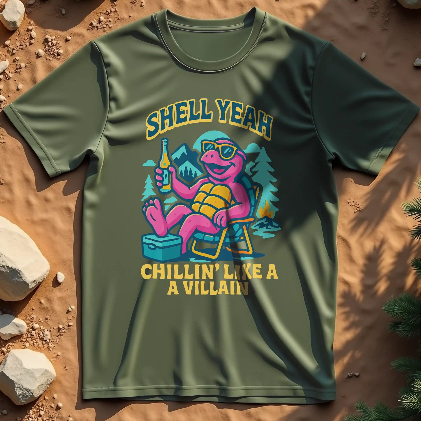 Retro Shell Yeah t-shirt