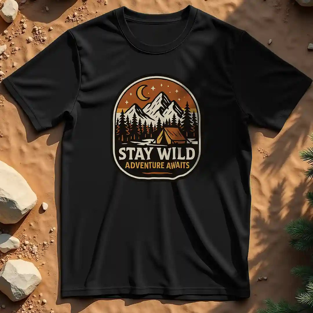 Stay Wild Badge t-shirt