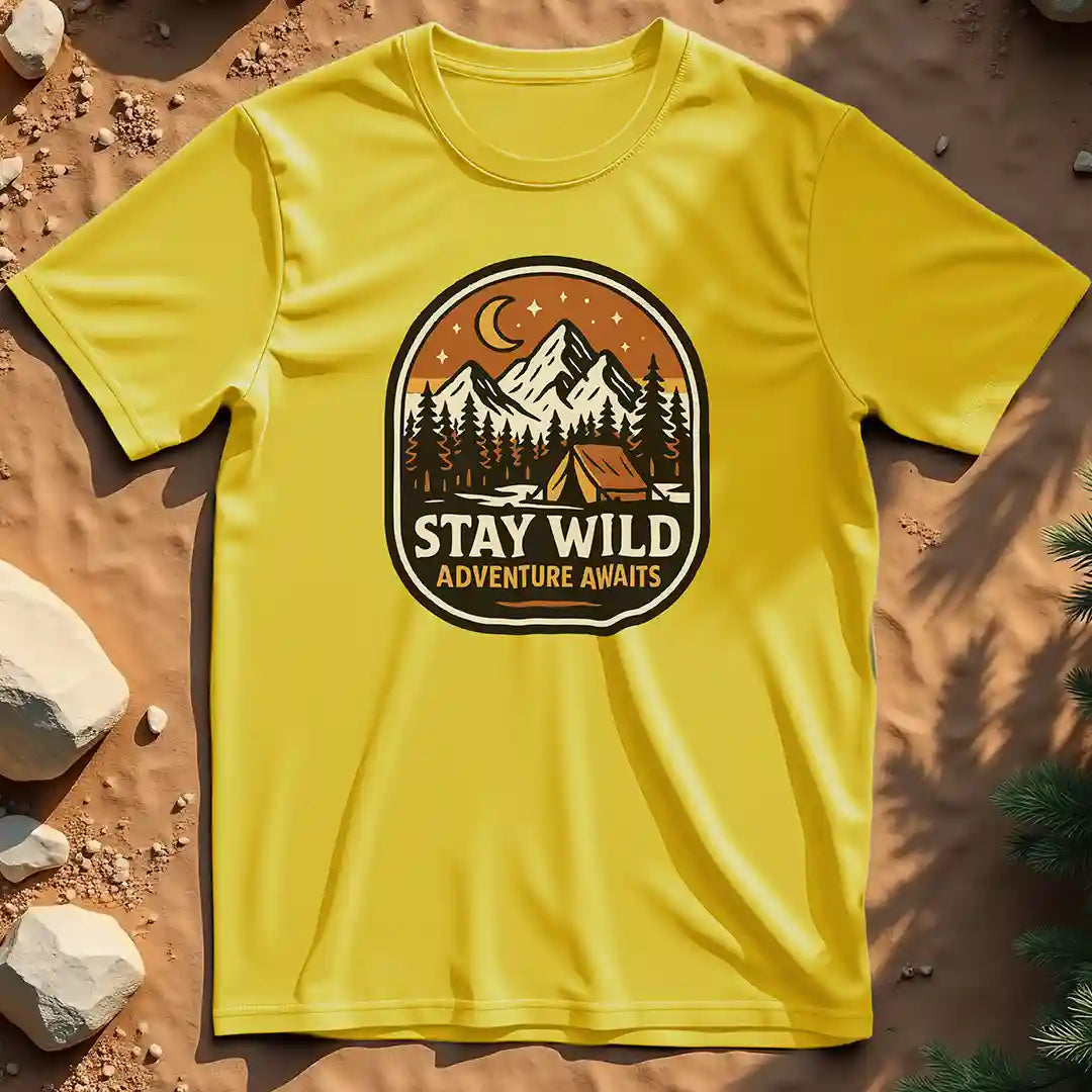 Stay Wild Badge t-shirt
