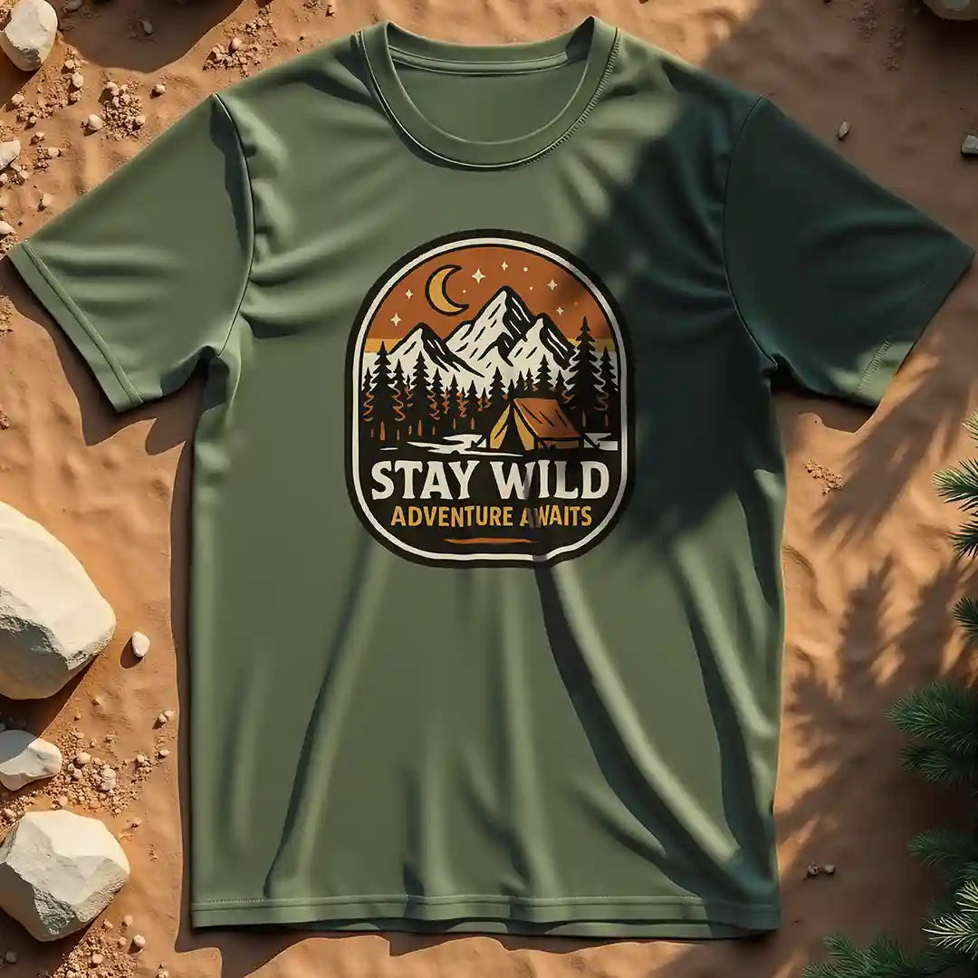 Stay Wild Badge t-shirt