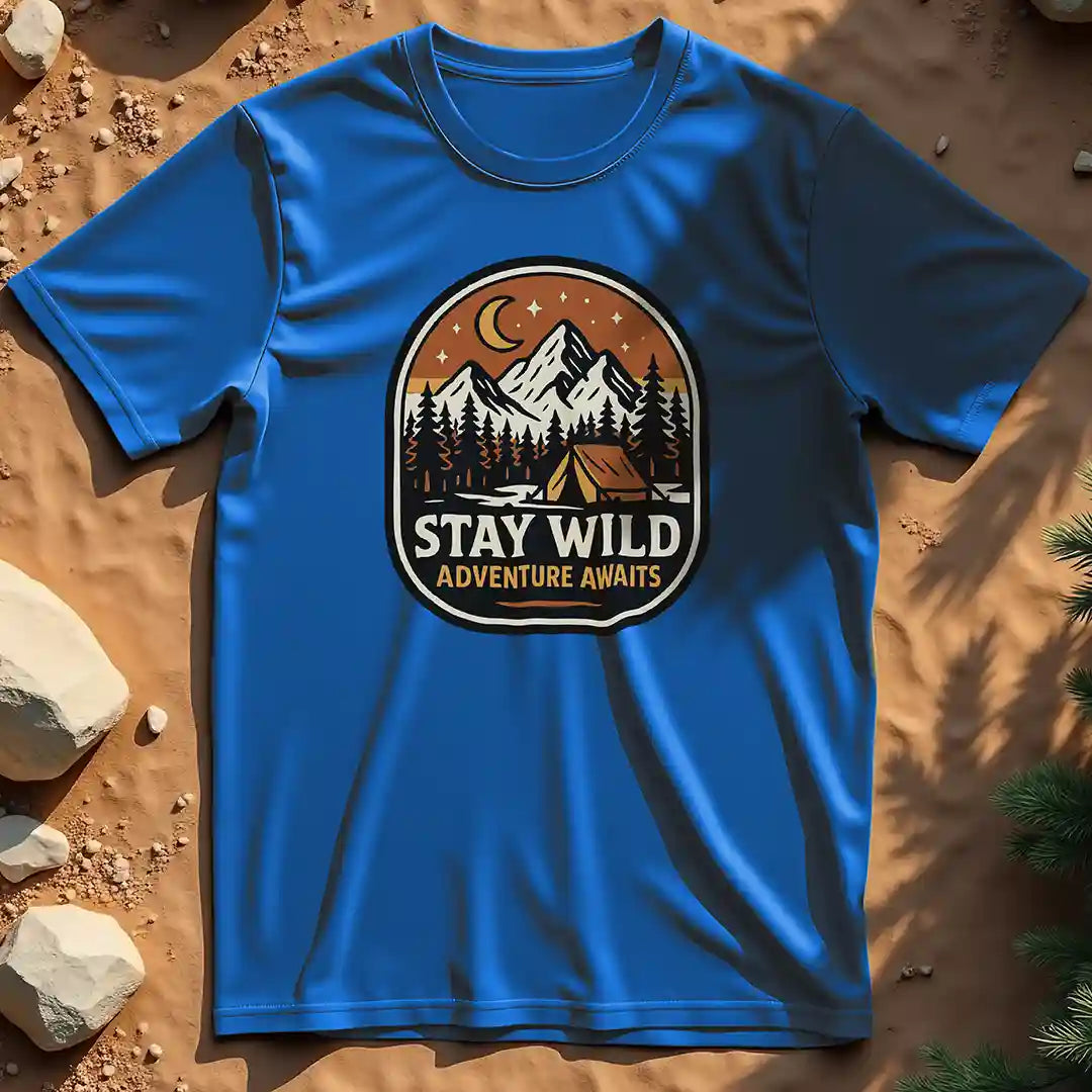 Stay Wild Badge t-shirt