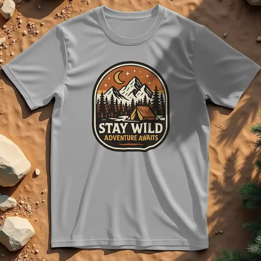 Stay Wild Badge t-shirt