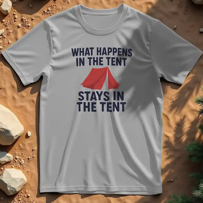 What Happens in the Tent t-shirt